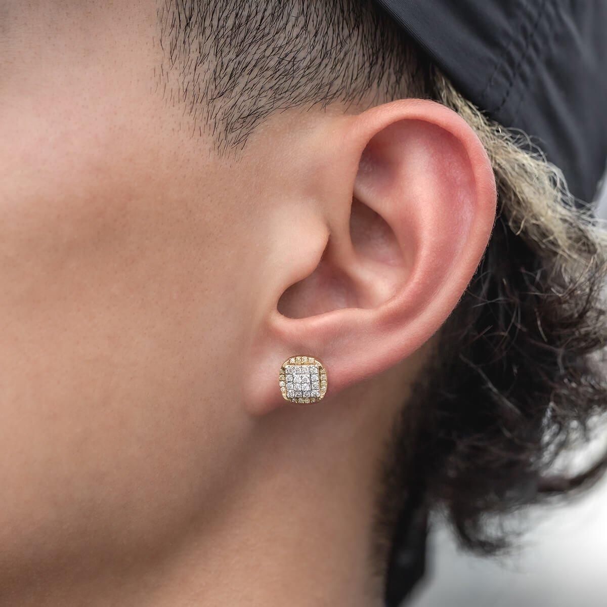 ダイヤモンド 10K イエローゴールド ピアス 9mm A131254 ダイヤモンド 10K イエローゴールド ピアス 9mm A131254