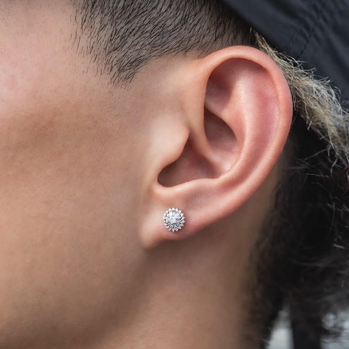 ダイヤモンド 10K イエローゴールド ピアス 7mm A137149 ダイヤモンド 10K イエローゴールド ピアス 7mm A137149