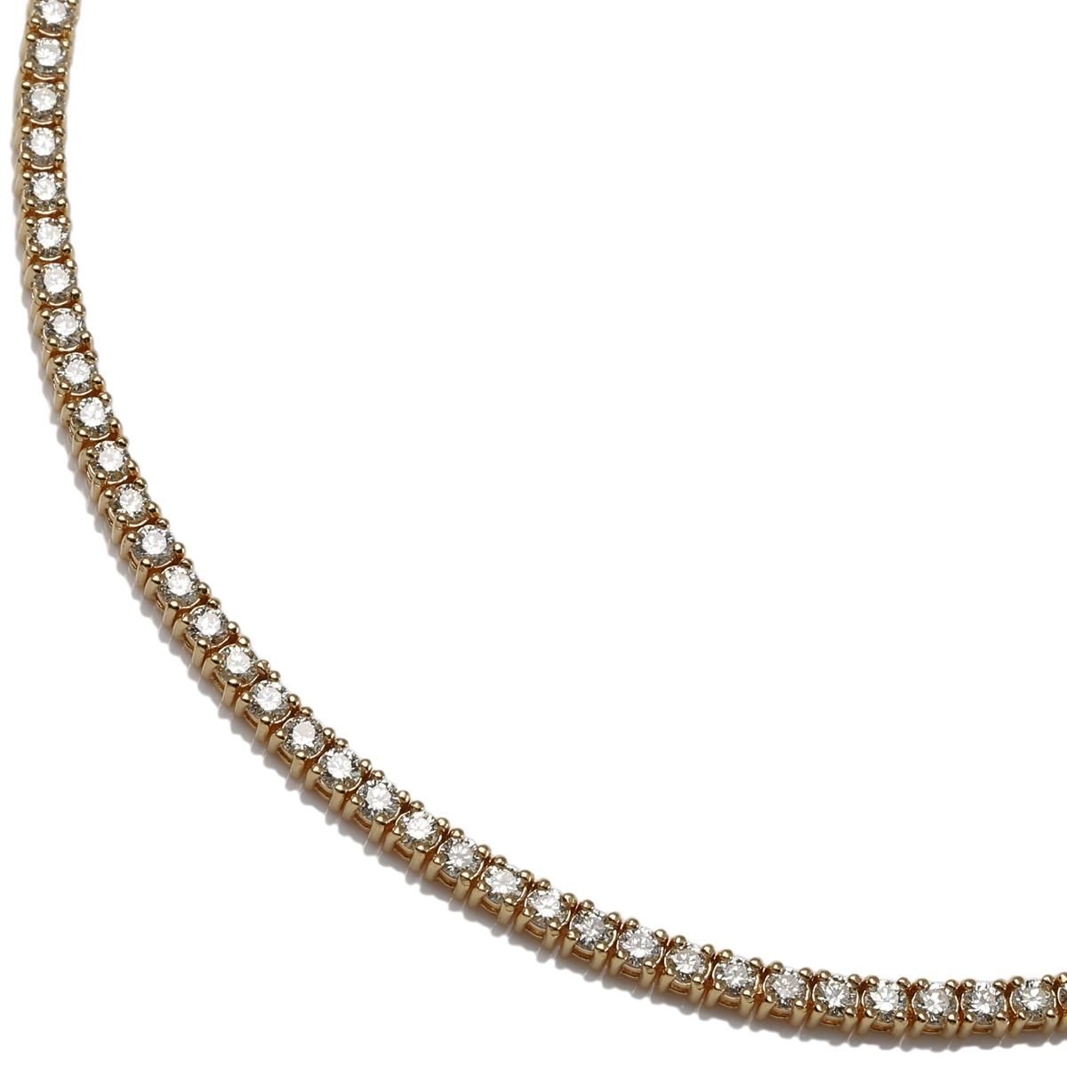 ダイヤモンド 14K イエローゴールド テニスネックレス 幅2.5mm 46cm 定価 1,280,000円【30%OFF】 - AVALANCHE OFFICIAL STORE ダイヤモンド 14K イエローゴールド テニスネックレス 幅2.5mm 46cm 定価 1,280,000円【30%OFF】 - AVALANCHE OFFICIAL STORE