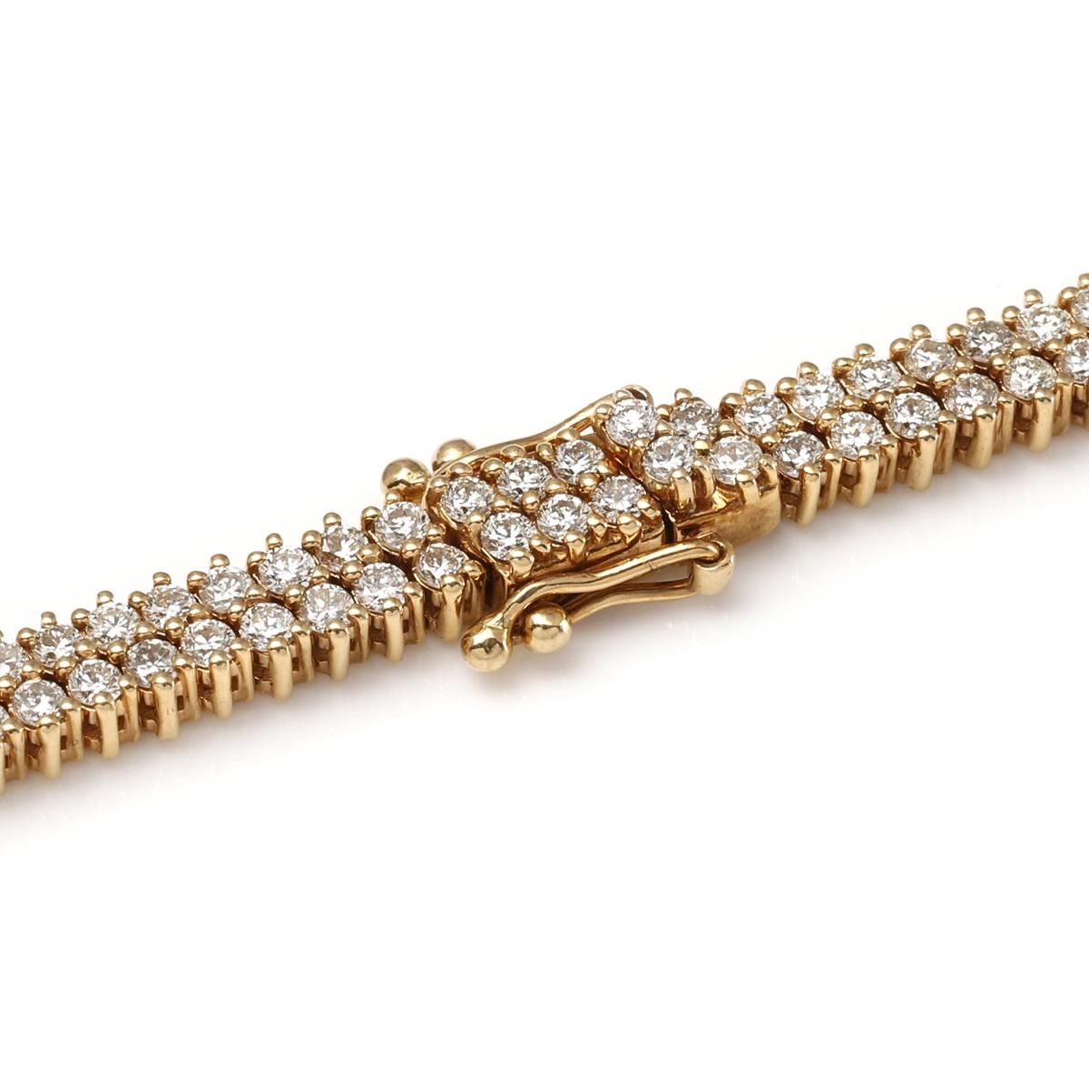 ダイヤモンド 14K イエローゴールド テニスネックレス 幅4.2mm 43cm 定価 2,170,000円【30%OFF】 - AVALANCHE OFFICIAL STORE ダイヤモンド 14K イエローゴールド テニスネックレス 幅4.2mm 43cm 定価 2,170,000円【30%OFF】 - AVALANCHE OFFICIAL STORE