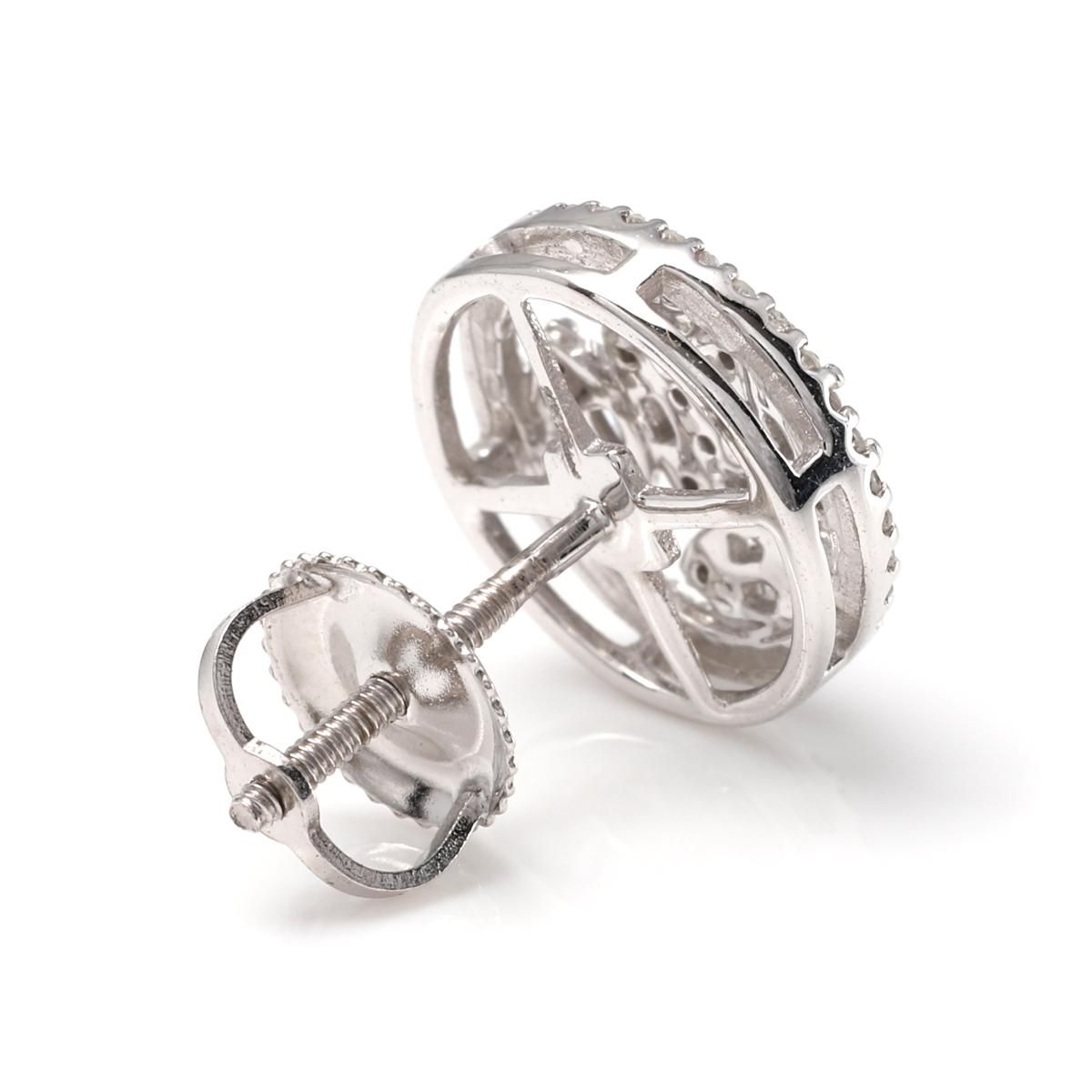 10K ホワイトゴールド ピアス 4mm-6mm - AVALANCHE OFFICIAL STORE