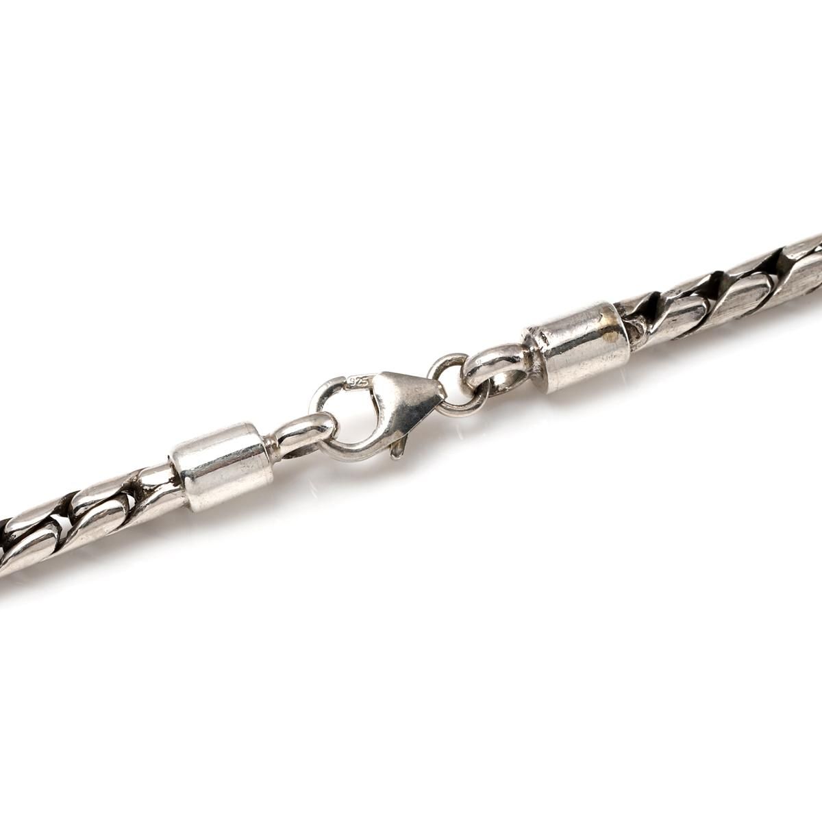 シルバー スネークネックレス 幅3mm 51cm-56cm いぶし加工 SUMP シルバー スネークネックレス 幅3mm 51cm-56cm いぶし加工 SUMP