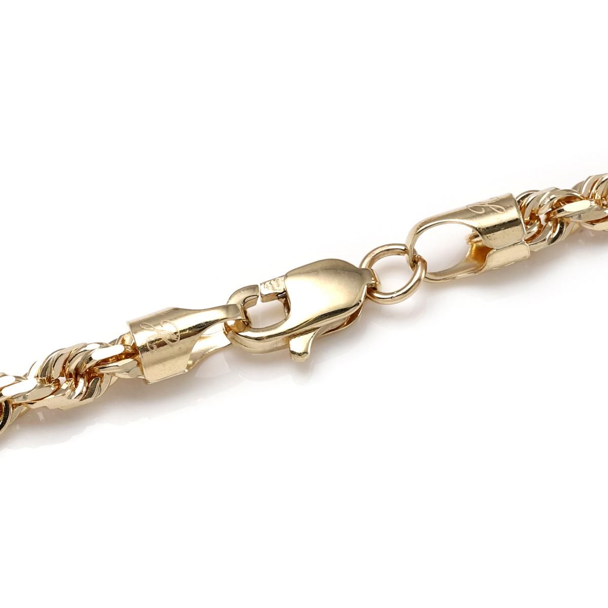 10K イエローゴールド ロープネックレス 幅3.2mm 50cm-60cm 10K イエローゴールド ロープネックレス 幅3.2mm 50cm-60cm