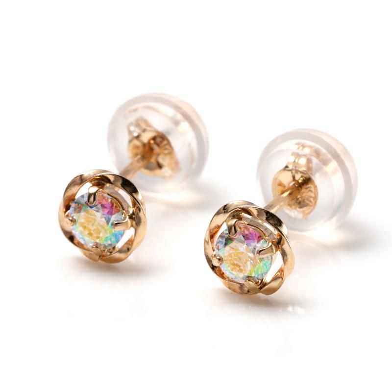 LA買付 イエローゴールドピアス10K 星 avalanche アバランチ AVALANCHE