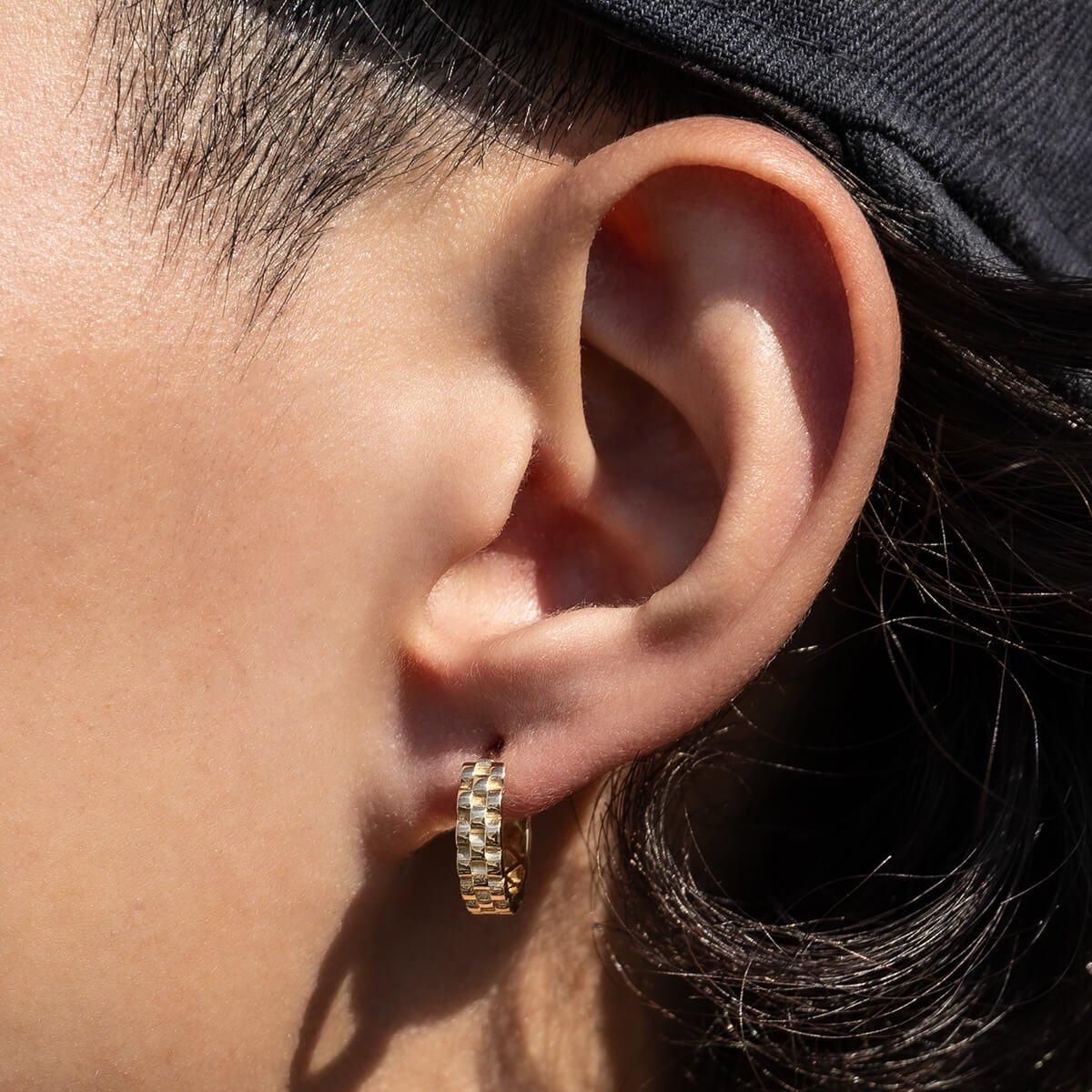 10K イエローゴールド ピアス 14mm - AVALANCHE OFFICIAL STORE 10K イエローゴールド ピアス 14mm - AVALANCHE OFFICIAL STORE