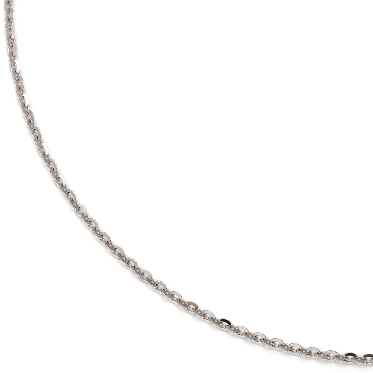 シルバー クロスケーブルネックレス 幅1.5mm 41cm-46cm ACH279 シルバー クロスケーブルネックレス 幅1.5mm 41cm-46cm ACH279