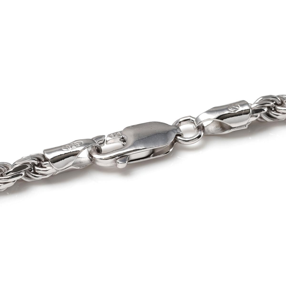 シルバー ロープブレスレット 幅3.5mm 19cm 080HCMD - AVALANCHE シルバー ロープブレスレット 幅3.5mm 19cm 080HCMD - AVALANCHE