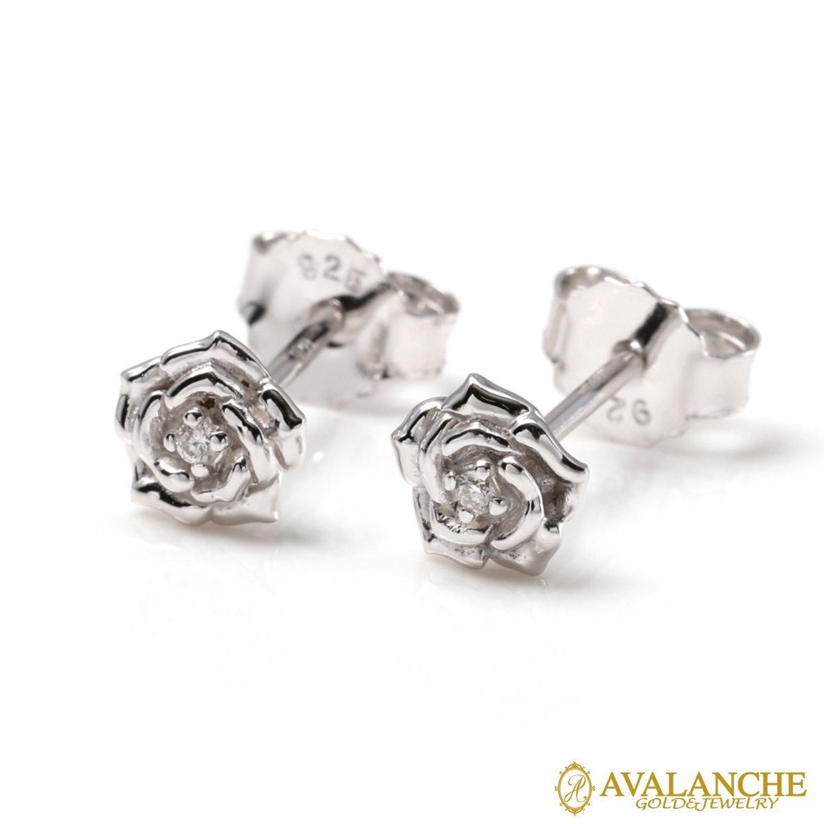 ダイヤモンド シルバー ピアス - AVALANCHE OFFICIAL STORE ダイヤモンド シルバー ピアス - AVALANCHE OFFICIAL STORE