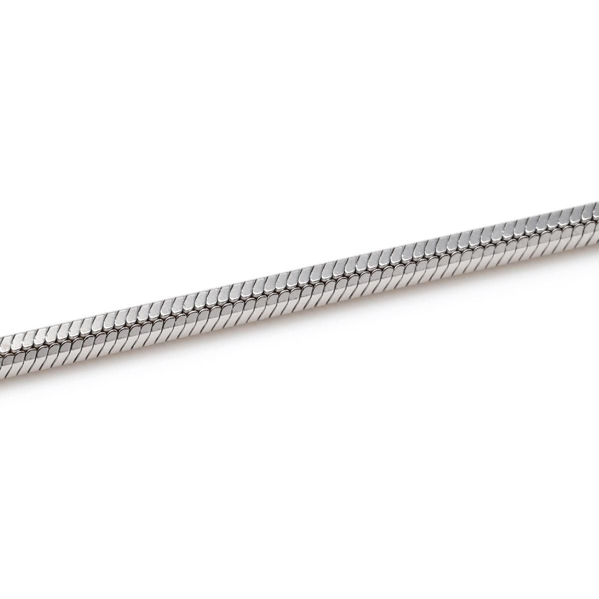 シルバー スネークネックレス 幅1.5mm 45cm-50cm 150CPQD8 シルバー スネークネックレス 幅1.5mm 45cm-50cm 150CPQD8