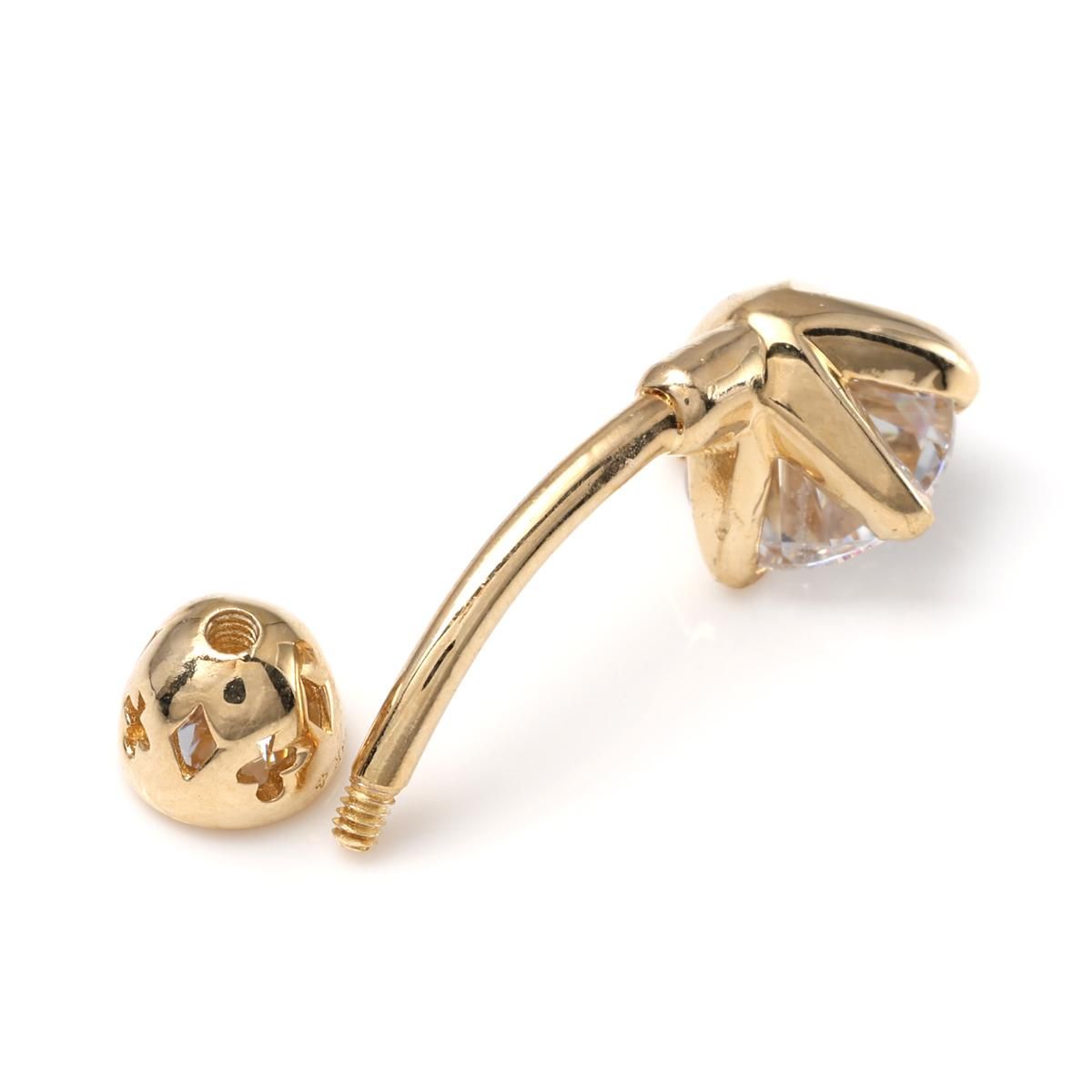 新品 AVALANCHE 14K イエローゴールド ボディピアス AVALANCHE