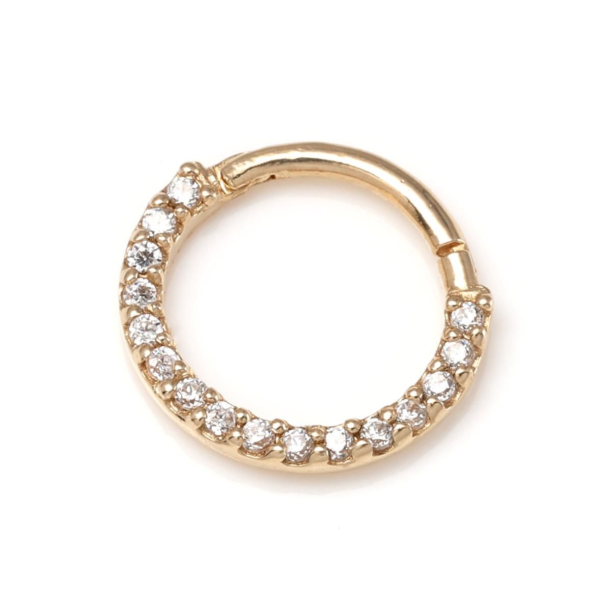 14K イエローゴールド ボディピアス KE005-8 - AVALANCHE 14K イエローゴールド ボディピアス KE005-8 - AVALANCHE