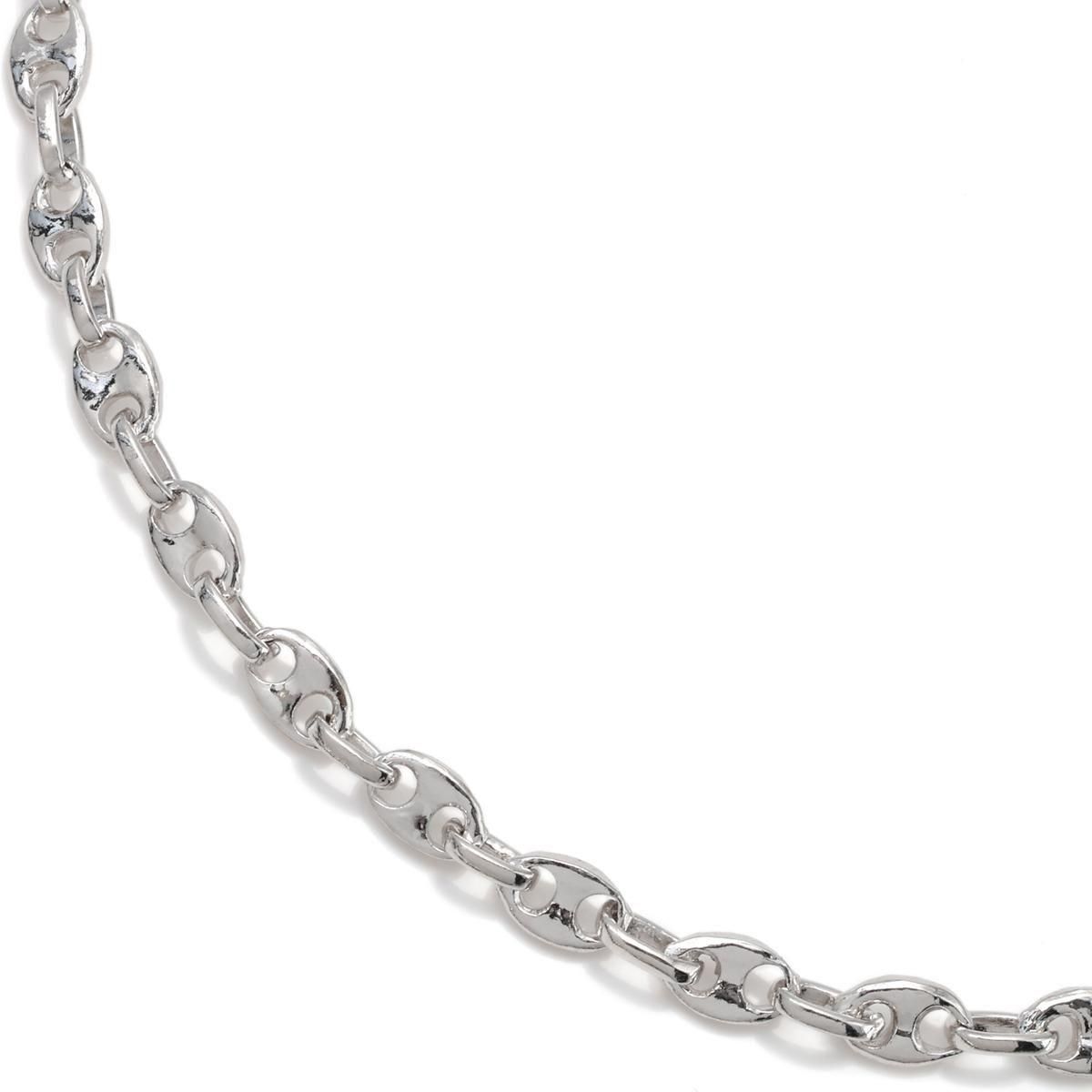 高質で安価 シルバー パフグッチネックレス 幅4mm 45cm-60cm M30 アクセサリー