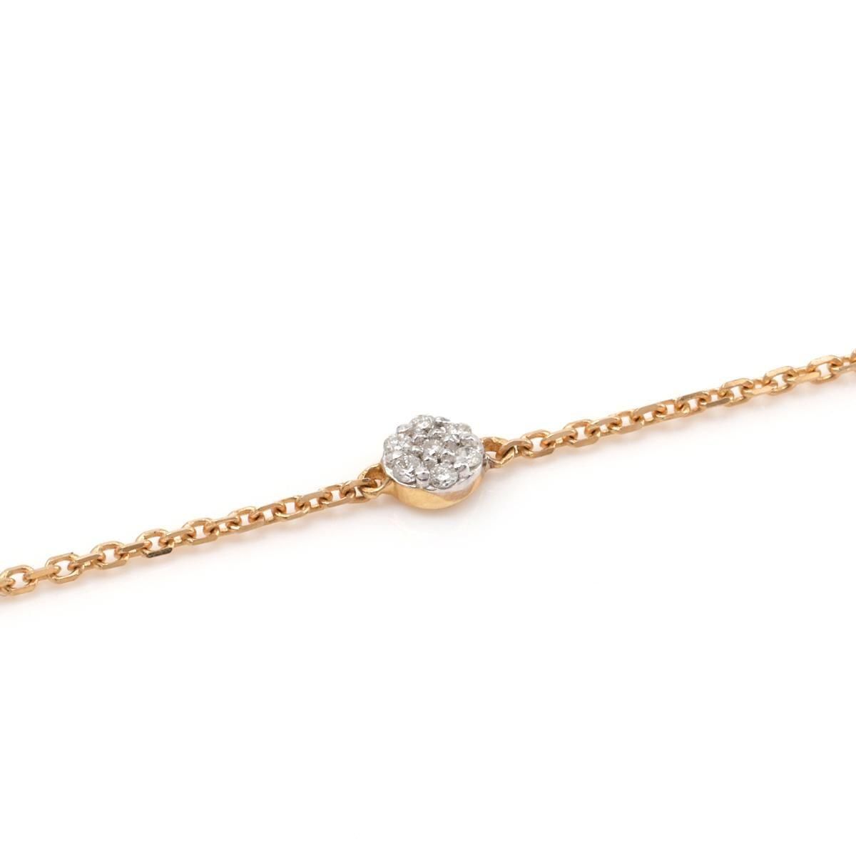 ダイヤモンド 14K イエローゴールド ネックレス&ペンダント 47cm