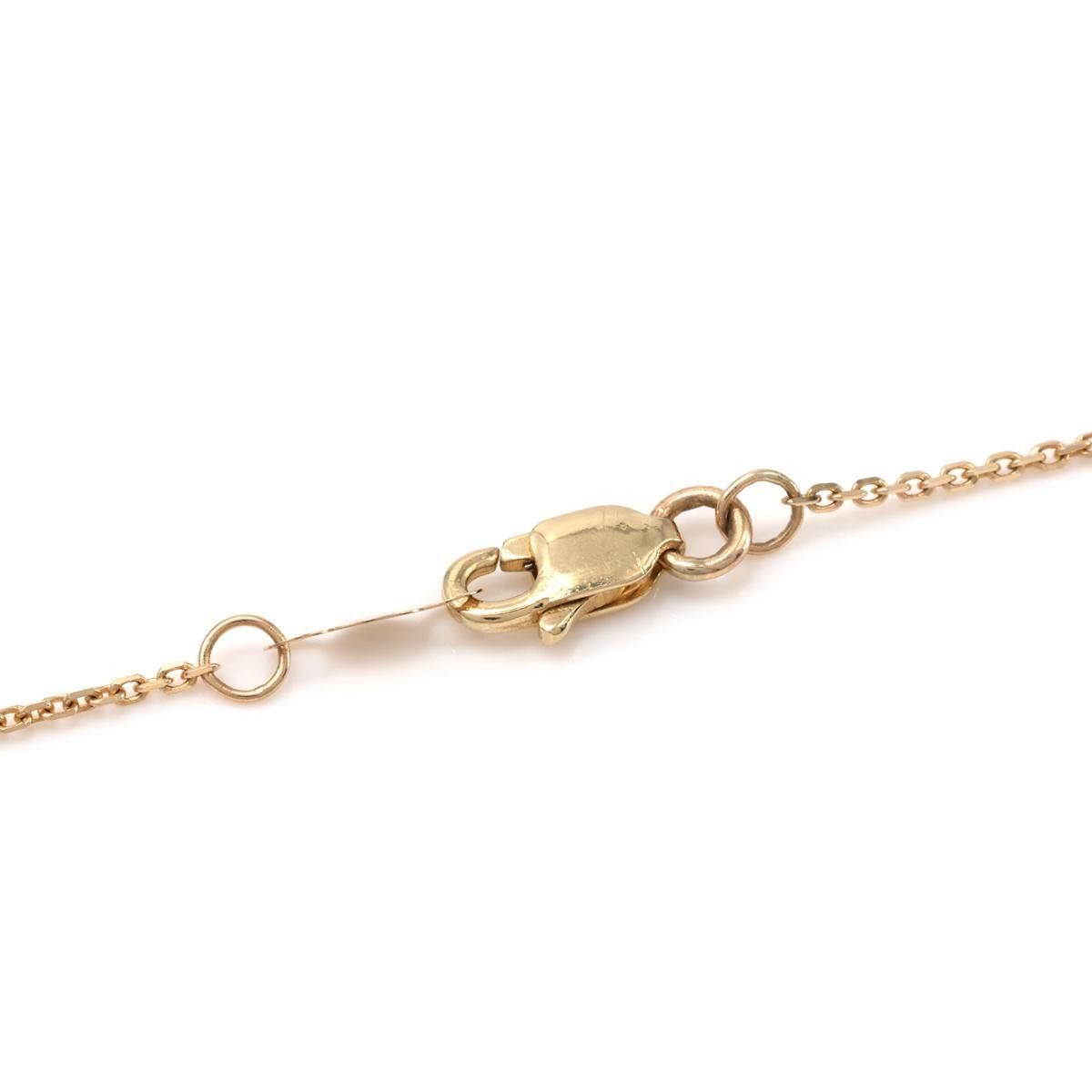 ダイヤモンド 14K イエローゴールド ネックレス&ペンダント 47cm