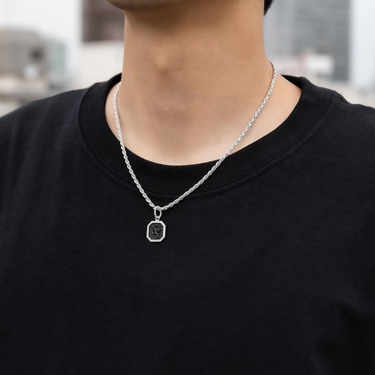 人気 ブランド チェック シルバー ペンダント PP-144ESL-RSN - AVALANCHE OFFICIAL STORE シルバー