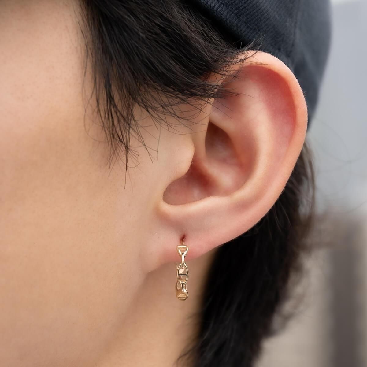 AVALANCHE 10Kイエローゴールドピアス 16mm 10K イエローゴールド ピアス 16mm - AVALANCHE OFFICIAL STORE