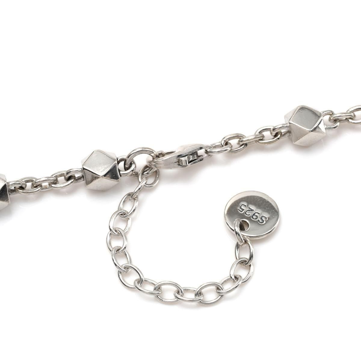 シルバー アズキブレスレット 幅4.5mm 16cm-20cm A1E610