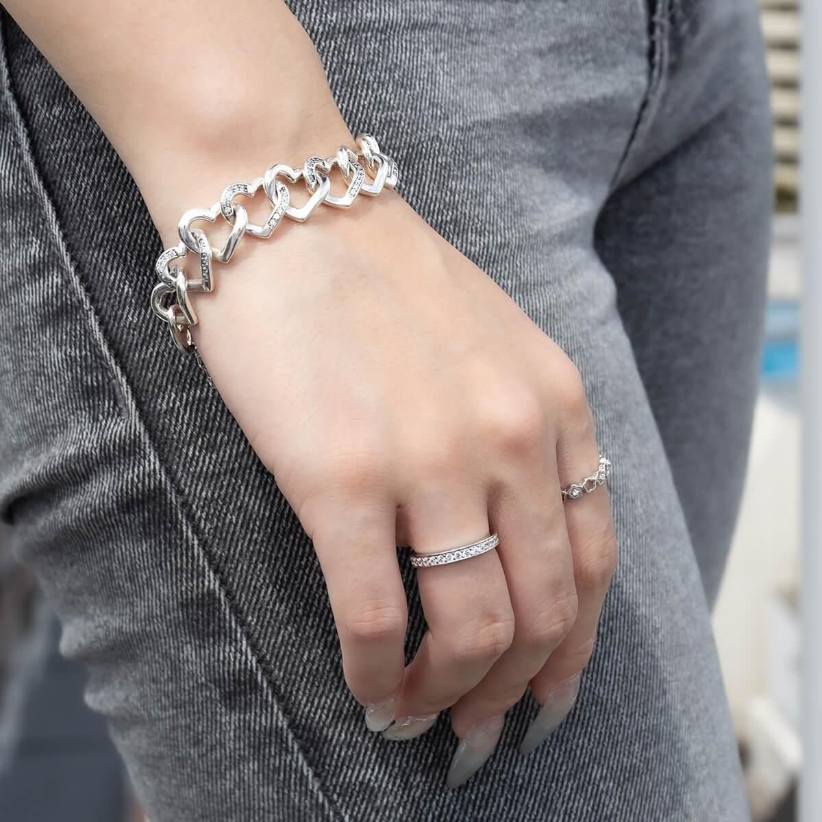 AVALANCHE ブレスレット シルバー925 アバランチ アバランチ AVALANCHE マイアミチェーンブレスレット シルバー