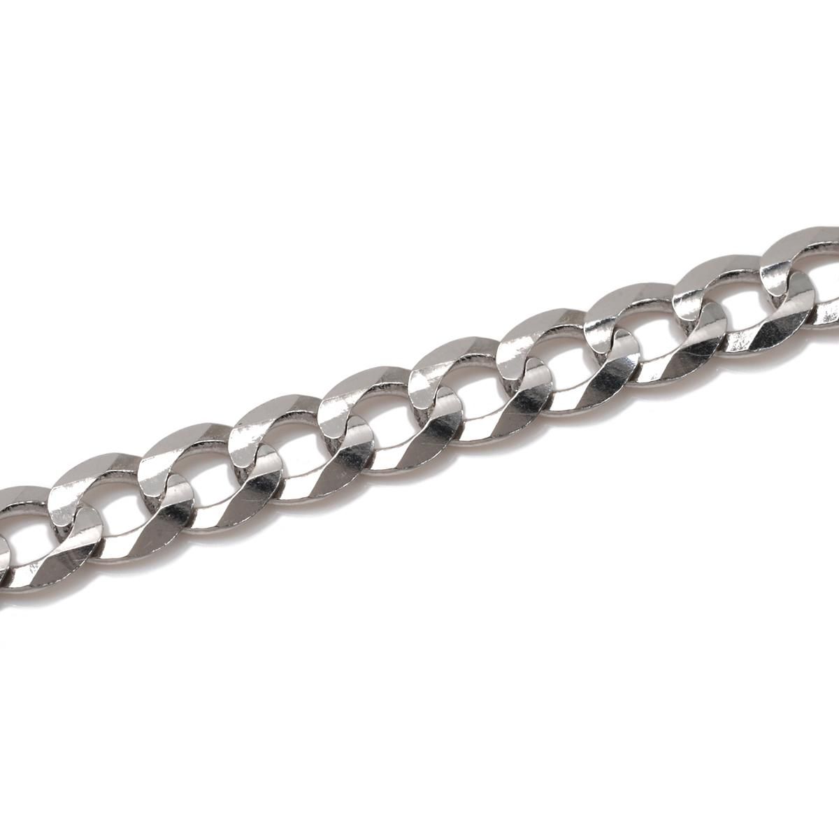 アバランチ　シルバー チェーンブレスレット シルバー ロロブレスレット 幅7mm 17cm-21cm B1141-2