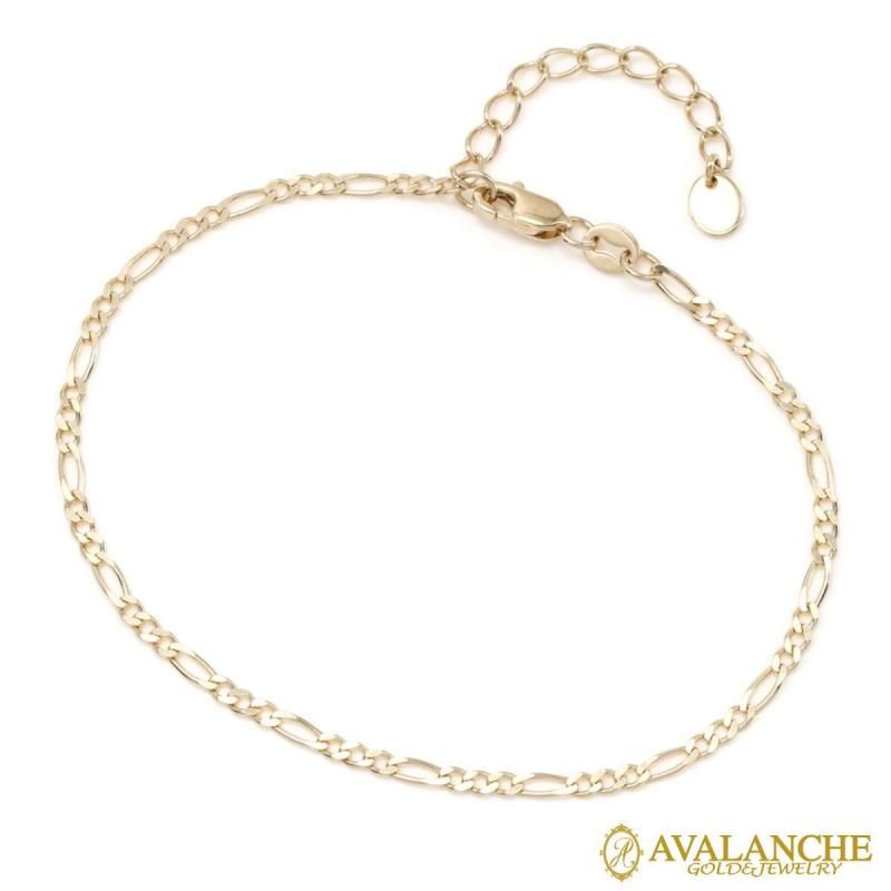 avalanche 10kブレス 10K イエローゴールド ブレスレット 幅10mm 15cm-22cm 9-5374-01