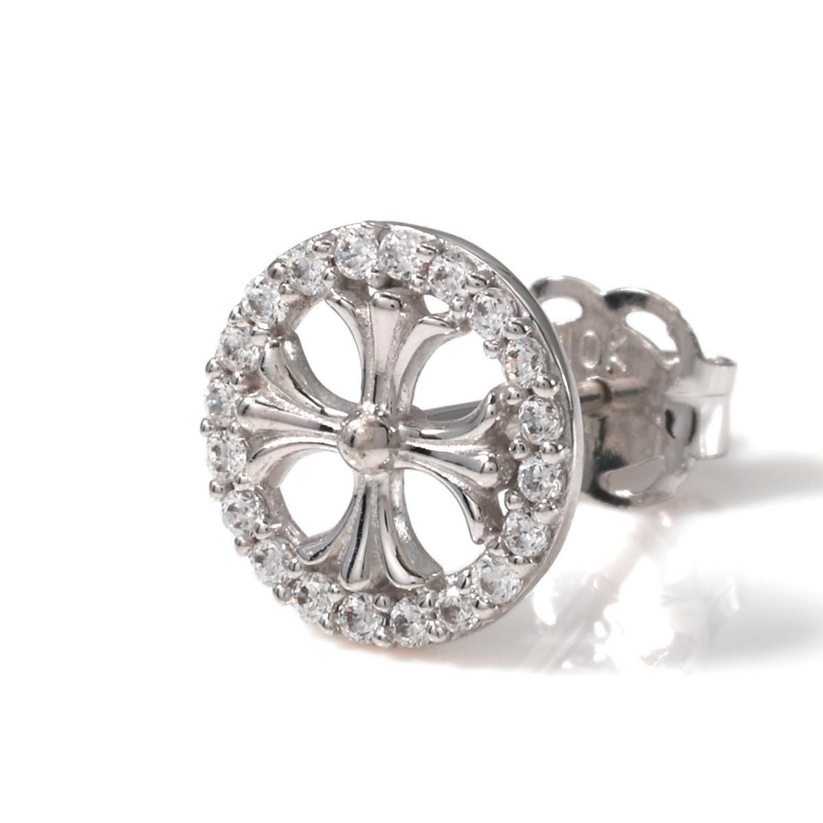 10K ホワイトゴールド ピアス 7.5mm - AVALANCHE OFFICIAL STORE