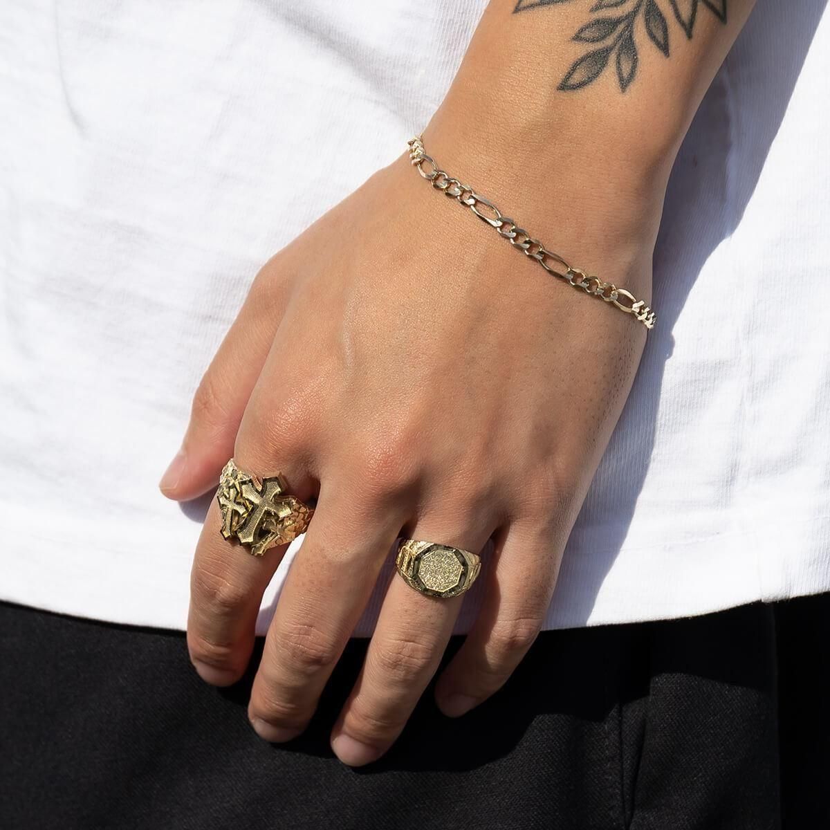 10K イエローゴールド リング 18号 ASKMP-2508-R08 - AVALANCHE