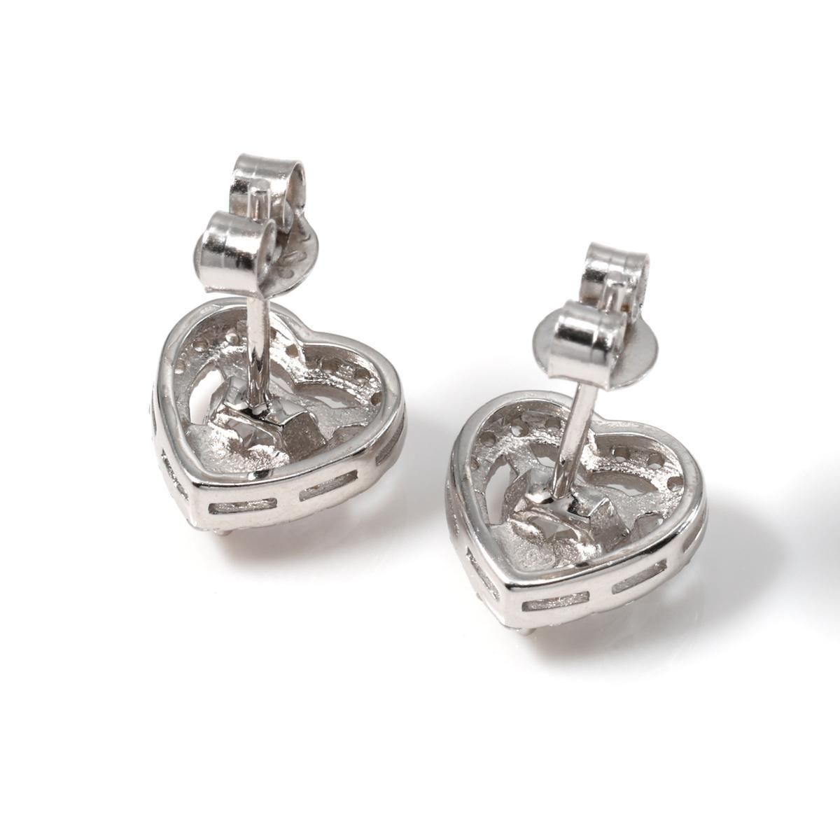 AVALANCHE ピアス 2個セット ダイヤモンド 10K ホワイトゴールド ピアス 14mm E2226R-10W