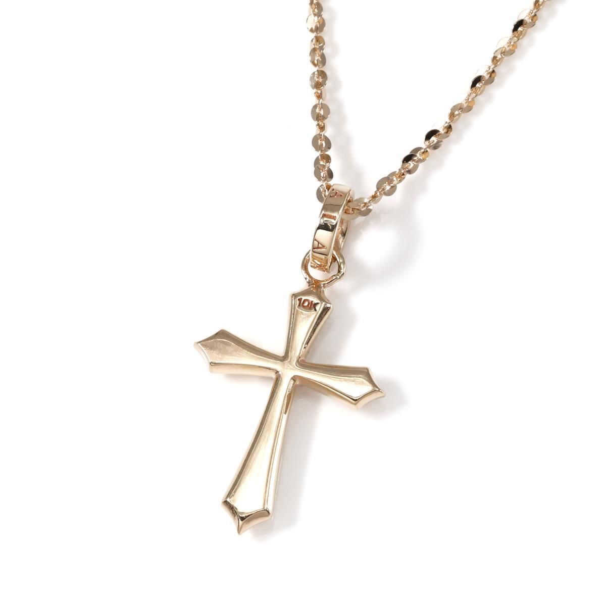 AVALANCHE 10K ネックレス ゴールド メダルペンダント ヘッド ダイヤモンド 10K イエローゴールド ペンダント - AVALANCHE