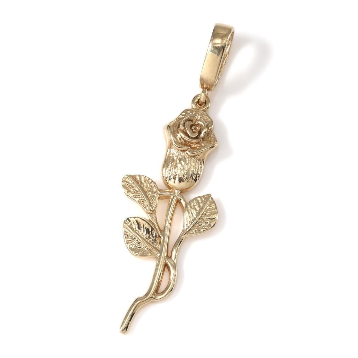 AVALANCHE ローズ　ペンダントヘッド　バラ　薔薇　10k AVALANCHE ローズ ペンダントヘッド バラ 薔薇 10k 10K ホワイト