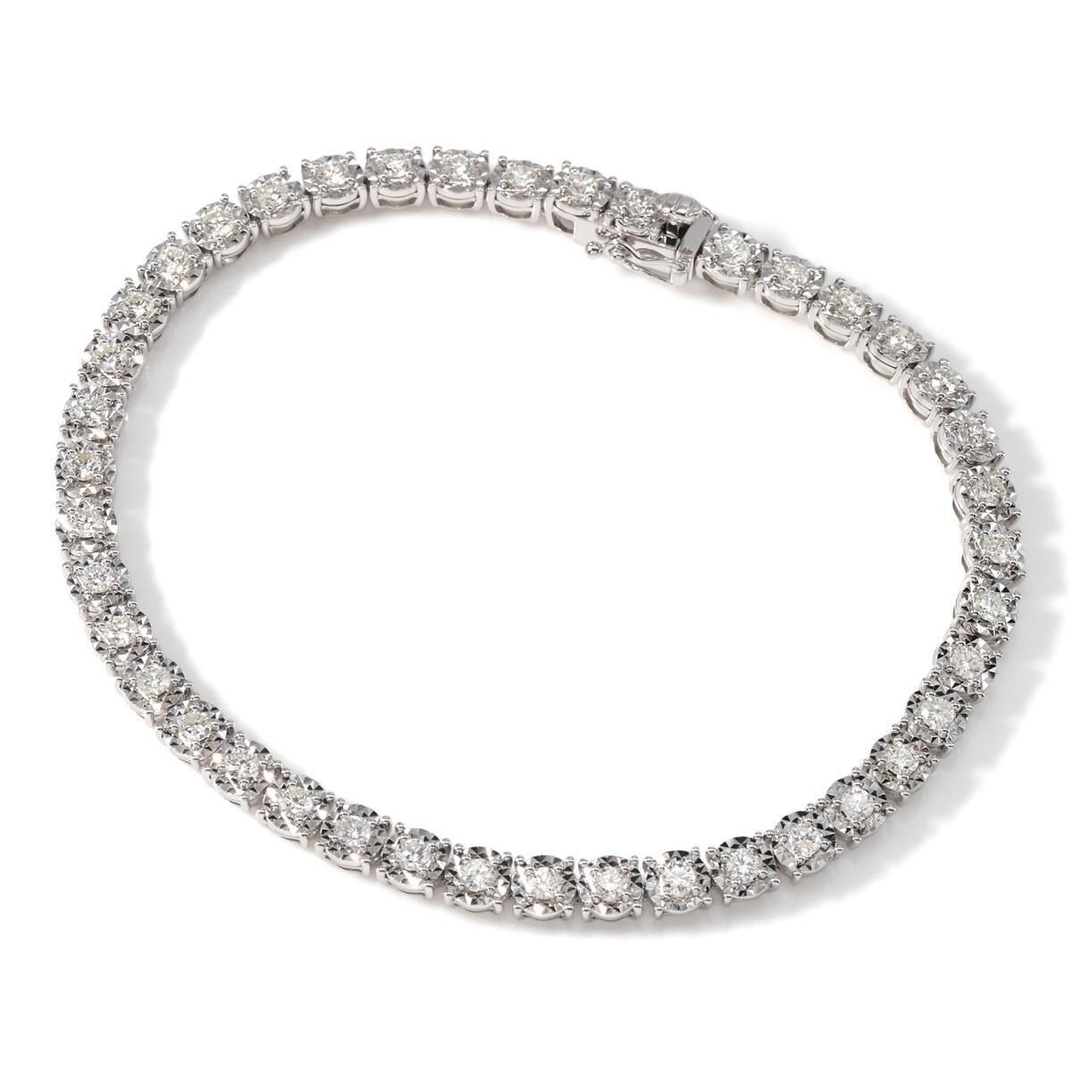 K18ホワイトゴールド　ダイヤモンド テニスブレスレット　D5.00ct　18金 K18ホワイトゴールド ダイヤモンド テニスブレスレット D5.00ct 18金