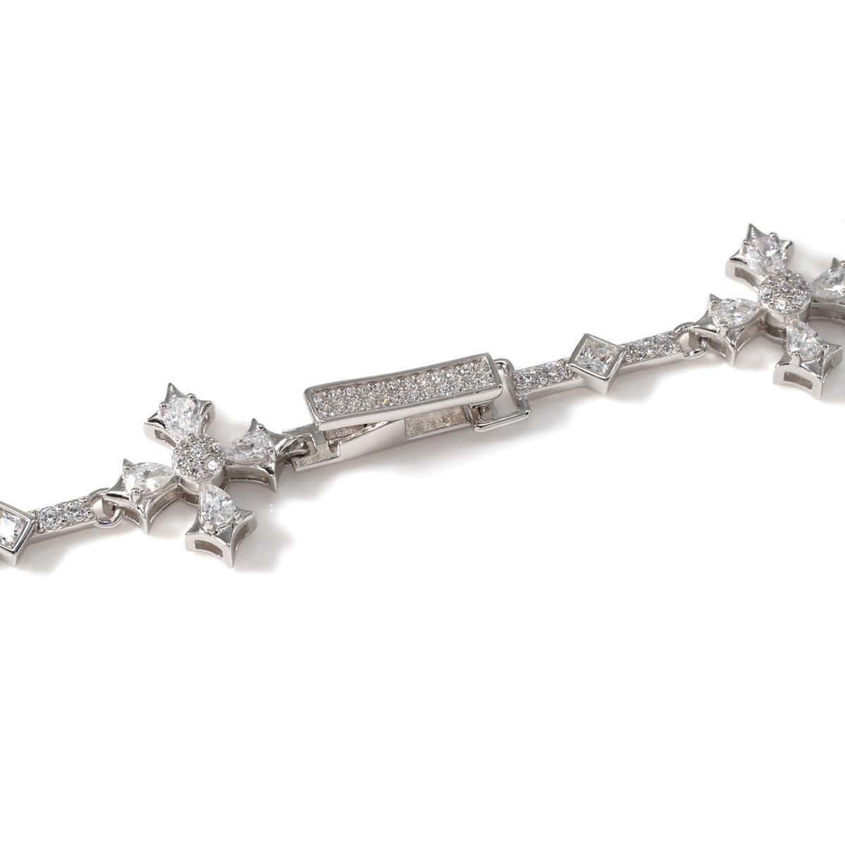 シルバー ブレスレット 幅12.3mm 18cm CROSSLINK-BR - AVALANCHE