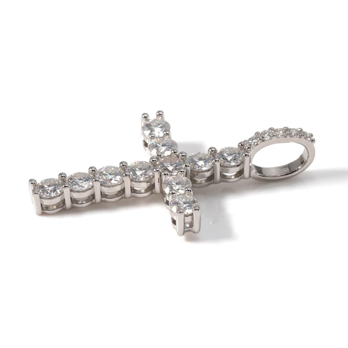 モアサナイト シルバー ペンダント TCROSS-A-36MM-MSN - AVALANCHE