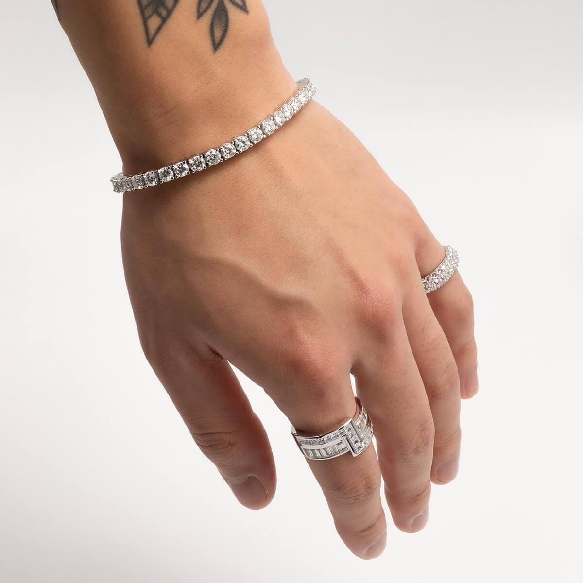 【高品質】モアサナイト テニスブレスレット 4mm VVS1 鑑定書 18cm 楽天市場】ブラックモアサナイト 4mm VVS テニスブレスレット