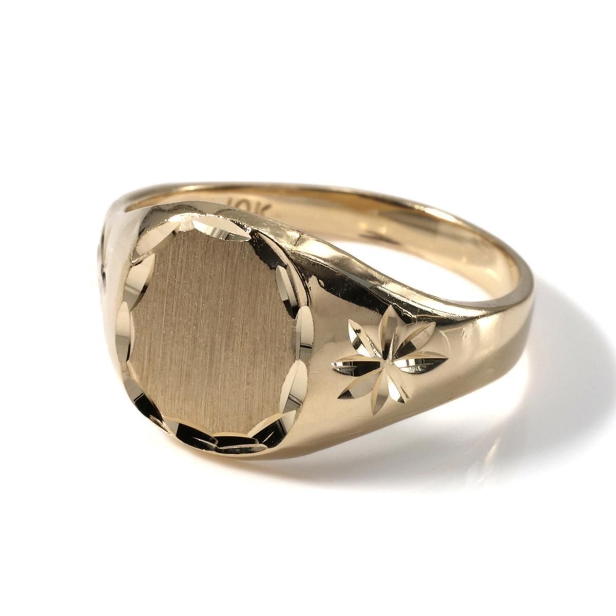 10K イエローゴールド リング 15号-21号 TSJR-235 - AVALANCHE