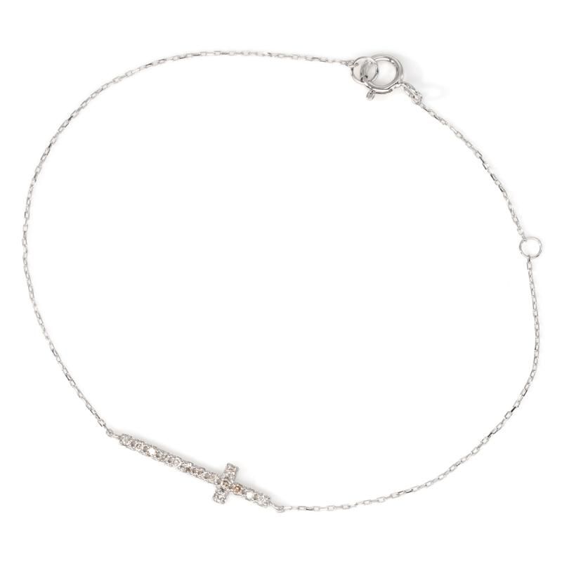 ��������� 10K �ۥ磻�ȥ������ �֥쥹��å� 17cm��AMJW10002N