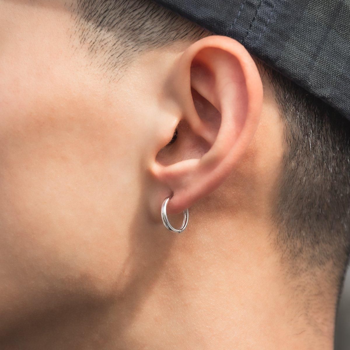 10K ホワイトゴールド ピアス 13mm - AVALANCHE OFFICIAL STORE 10K ホワイトゴールド ピアス 13mm - AVALANCHE OFFICIAL STORE