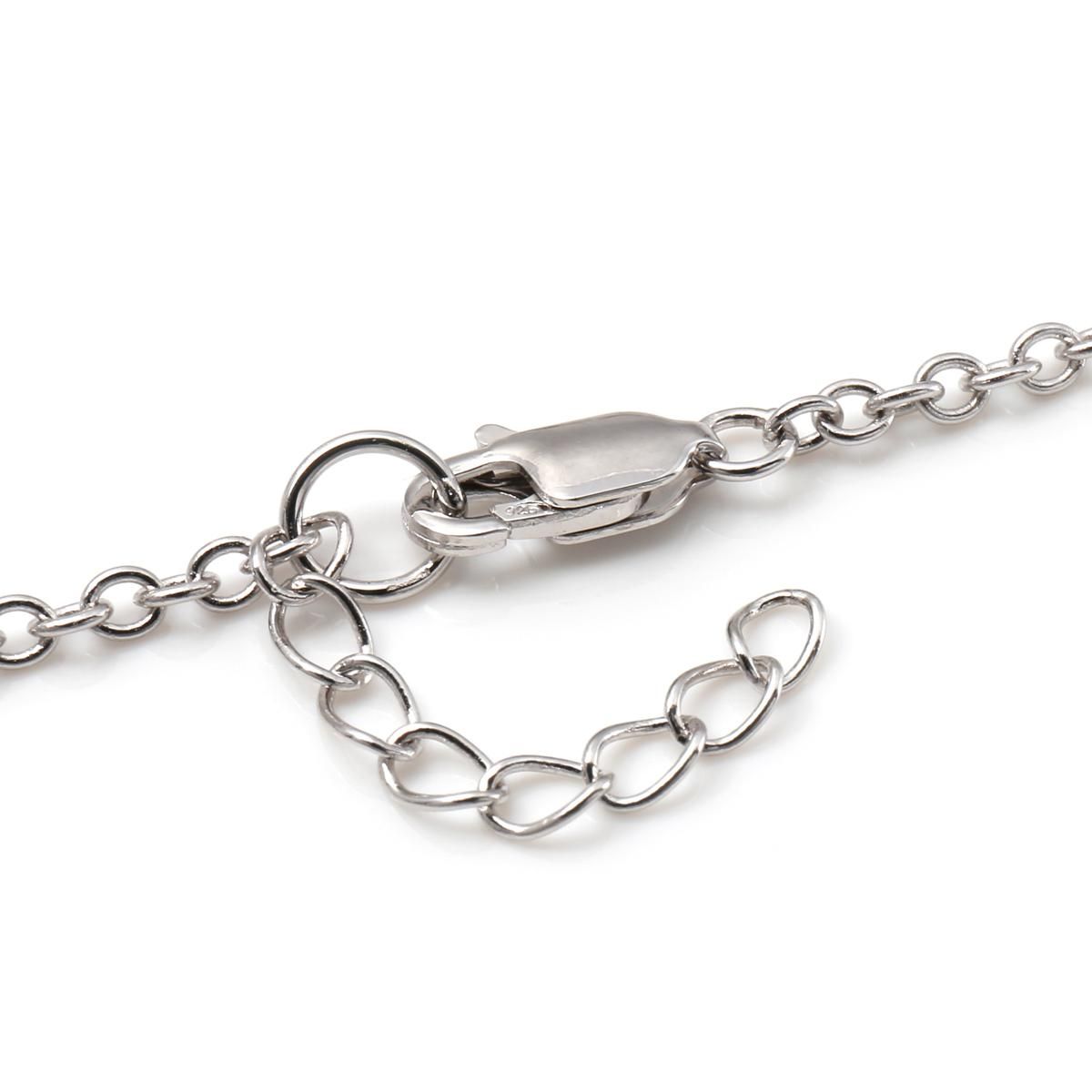 シルバー サイドウェイズクロスブレスレット 幅2mm 18cm-20cm シルバー サイドウェイズクロスブレスレット 幅2mm 18cm-20cm