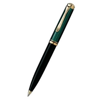 ペリカン ボールペン スーベレーン 緑縞 K600