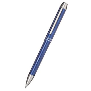 セーラー万年筆　複合筆記具（ボールペン黒・赤・青・シャープ０．５ｍｍ）メタリノ４　ブルー　１６−０２２２−２４０