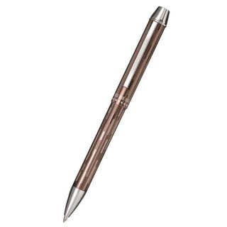 セーラー万年筆 複合筆記具（ボ−ルペン黒・赤・青・シャ−プ0.5mm）メタリノ4 ブラウン 16−0222−280