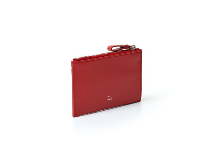  【osoi】MIGNON compact half wallet (Red)