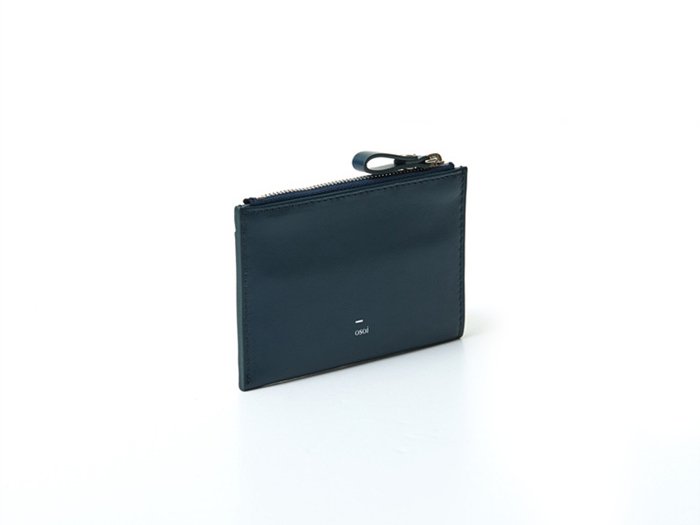  【osoi】MIGNON compact half wallet (Bondi Blue)