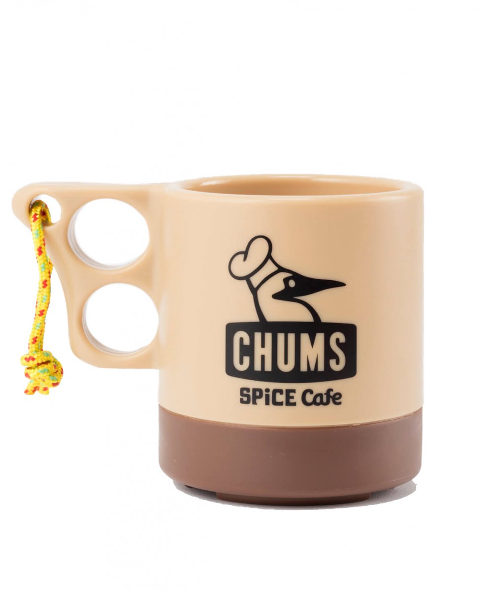 【SPICE Cafe×CHUMS】 Camper Mug (Beige/Brown)