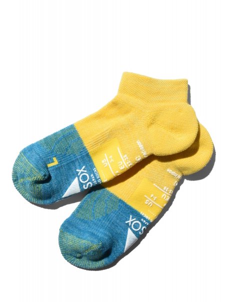 【ANDSOX】SUPPORT PILE SHORT (YELLOW MIX)