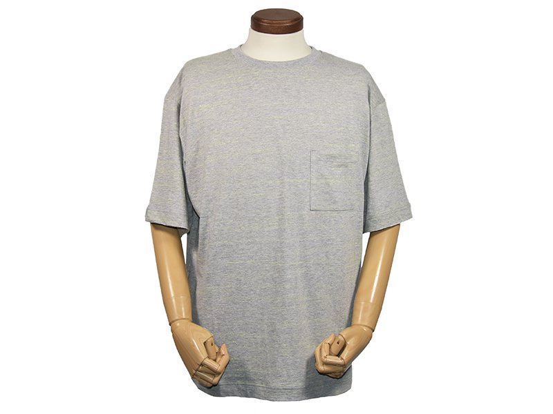 mocT ⥯ƥ Neon Slab Crew Neck Pocket T-shirts