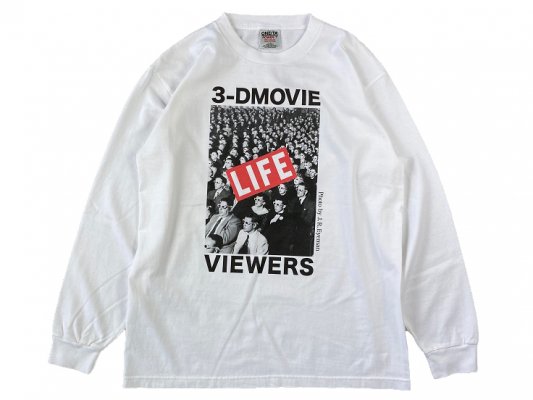 ONEITA  "LIFE" Print L/S Tee (3-D MOVIE) 