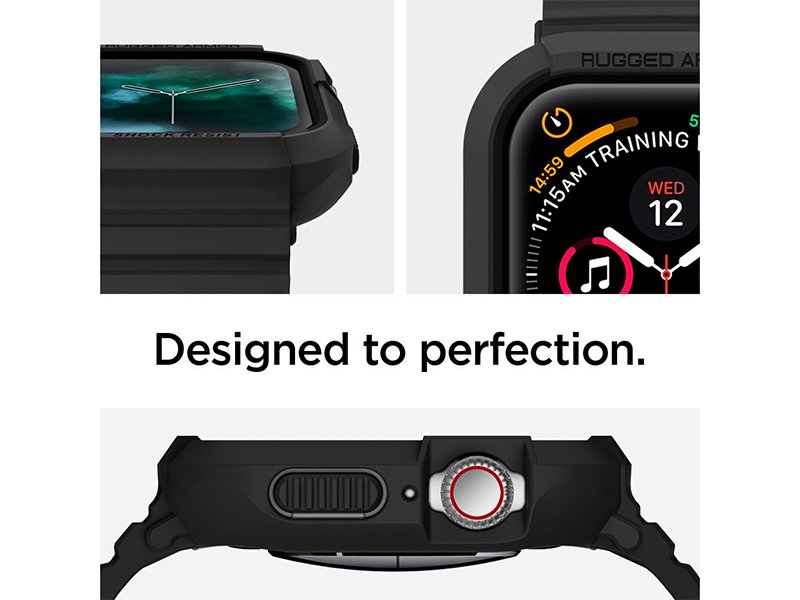 spigen】 Apple Watch 40mm Rugged Armor Pro (BLACK) - agua. nagoya -online  shop-