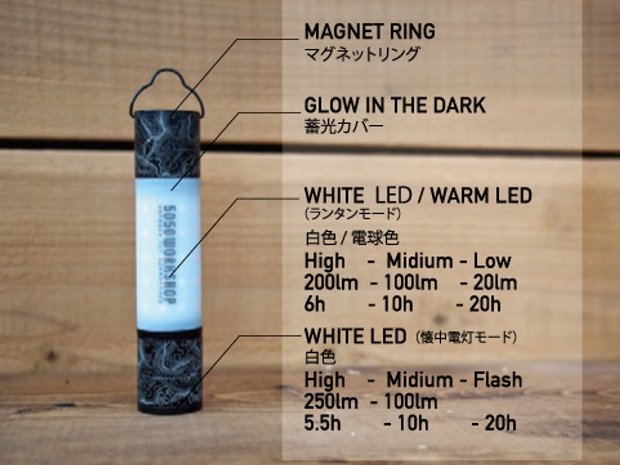 5050WORKSHOP】 NEW 2WAYトーチ＆ランタン MINIMALIGHT_REMOTE CONTROL