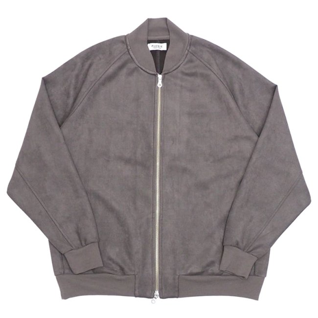 <img class='new_mark_img1' src='https://img.shop-pro.jp/img/new/icons8.gif' style='border:none;display:inline;margin:0px;padding:0px;width:auto;' />【 PLESIC 】  SUEDE CARDBOARD ZIP JACKET