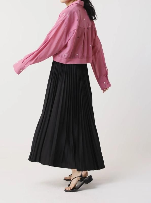 Kittleto. Pleats skirt | キトル プリーツスカート - agua